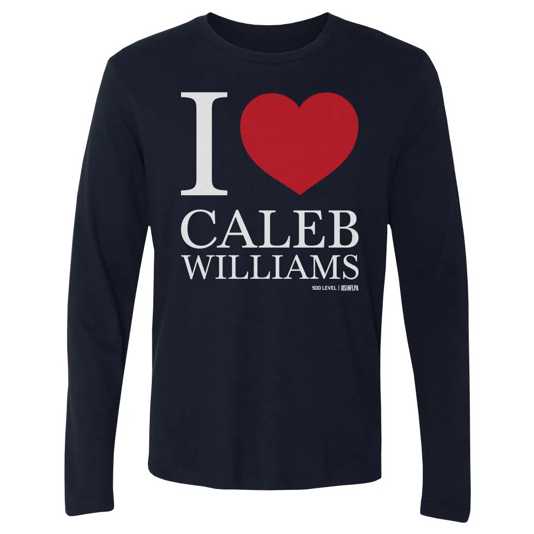 Caleb Williams Chicago I Love WHT sold by 500 Level product image thumbnail 2