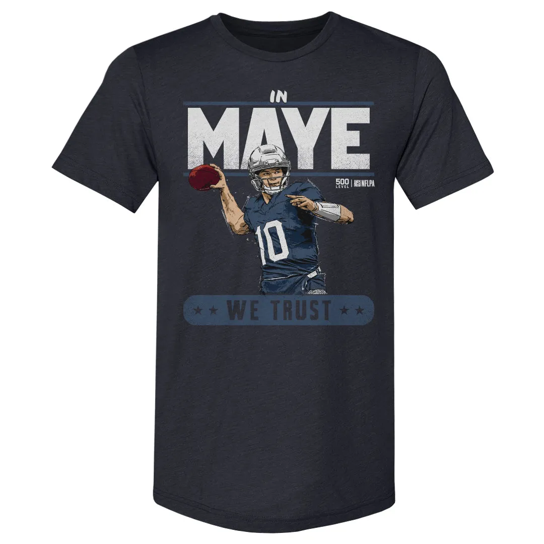Drake Maye New England Trust WHT sold by 500 Level