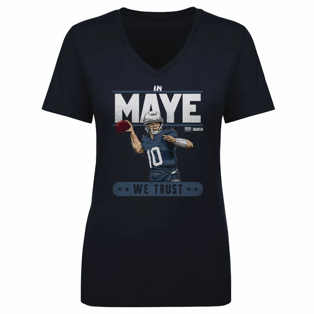 Drake Maye New England Trust WHT sold by 500 Level