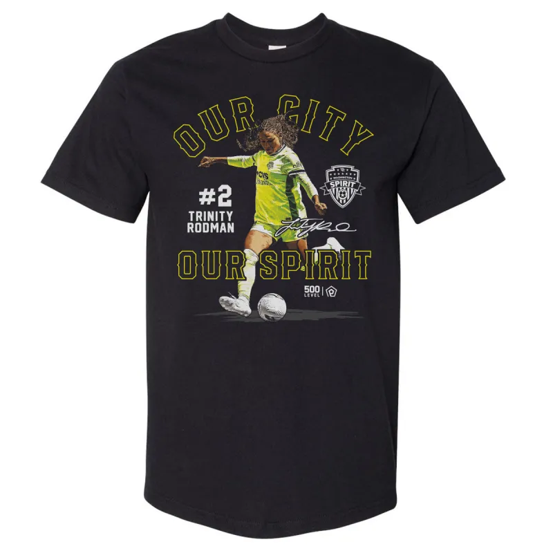 Trinity Rodman Washington Spirit Our City Our Spirit WHT made by 500 Level