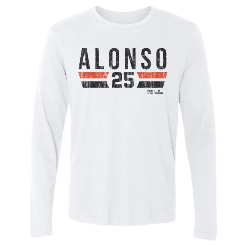 Pete Alonso Baltimore Font sold by 500 Level