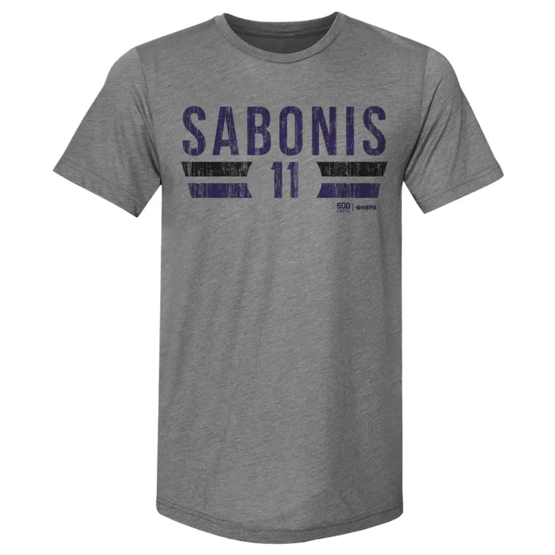 Domantas Sabonis Sacramento Kings Font made by 500 Level