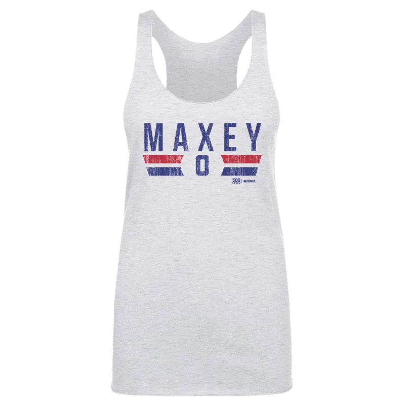 Tyrese Maxey Philadelphia 76ers Font sold by 500 Level