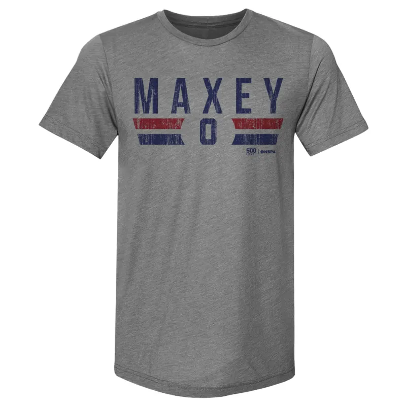 Tyrese Maxey Philadelphia 76ers Font made by 500 Level