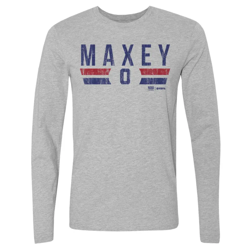 Tyrese Maxey Philadelphia 76ers Font sold by 500 Level