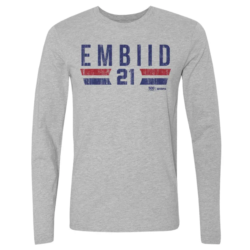 Joel Embiid Philadelphia 76ers Font sold by 500 Level