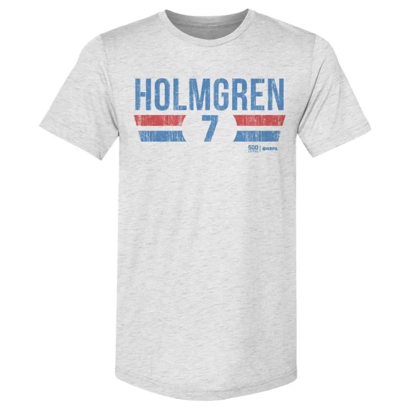 Chet Holmgren Oklahoma City Thunder Font sold by 500 Level