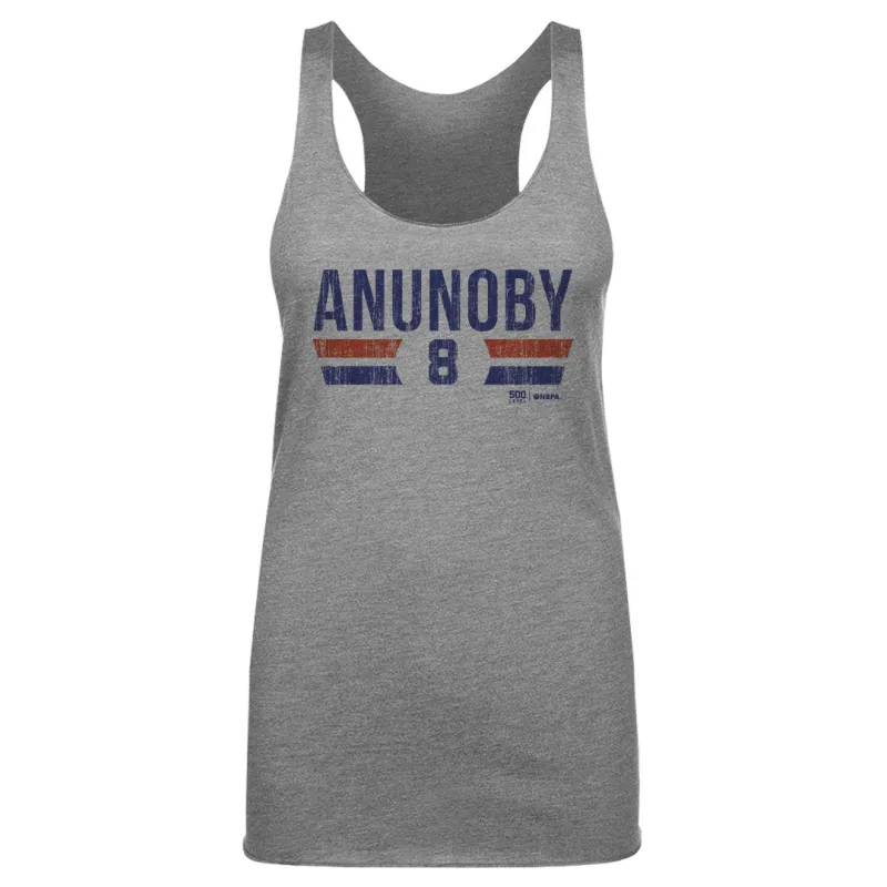 OG Anunoby New York Knicks Font sold by 500 Level