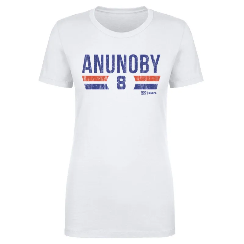 OG Anunoby New York Knicks Font sold by 500 Level
