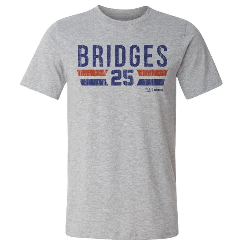 Mikal Bridges New York Knicks Font made by 500 Level