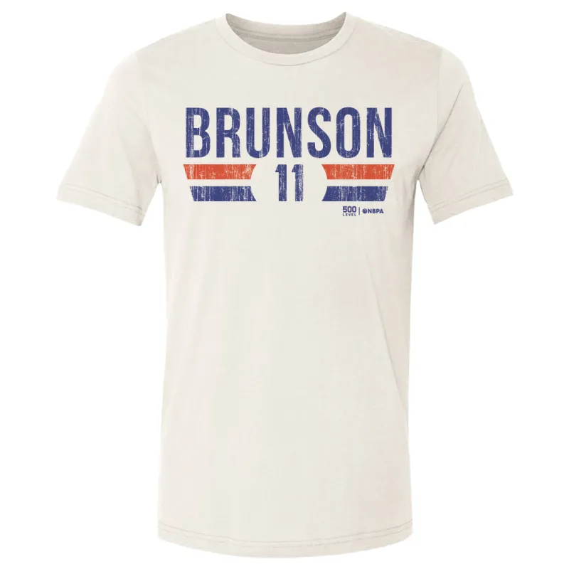 Jalen Brunson New York Knicks Font sold by 500 Level