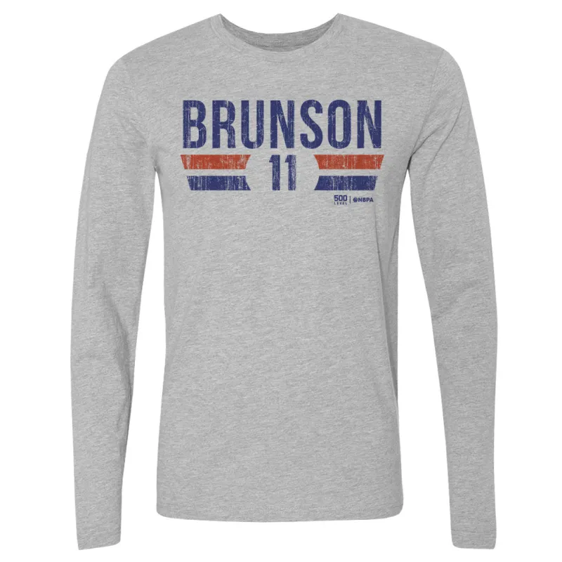 Jalen Brunson New York Knicks Font sold by 500 Level