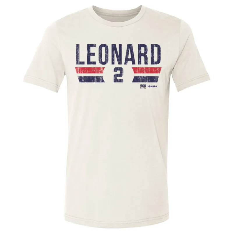 Kawhi Leonard Los Angeles Clippers Font sold by 500 Level
