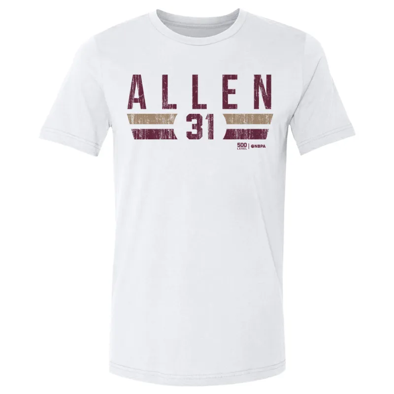 Jarrett Allen Cleveland Cavaliers Font sold by 500 Level