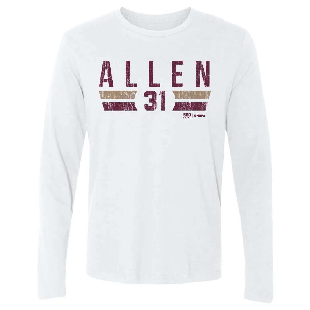 Jarrett Allen Cleveland Cavaliers Font sold by 500 Level