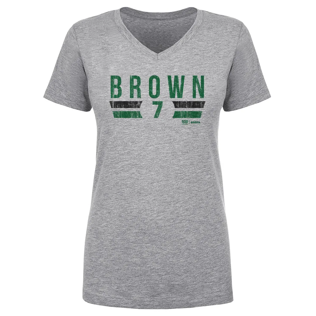 Jaylen Brown Boston Celtics Font sold by 500 Level