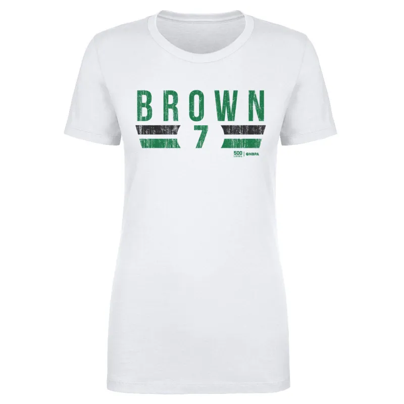 Jaylen Brown Boston Celtics Font sold by 500 Level