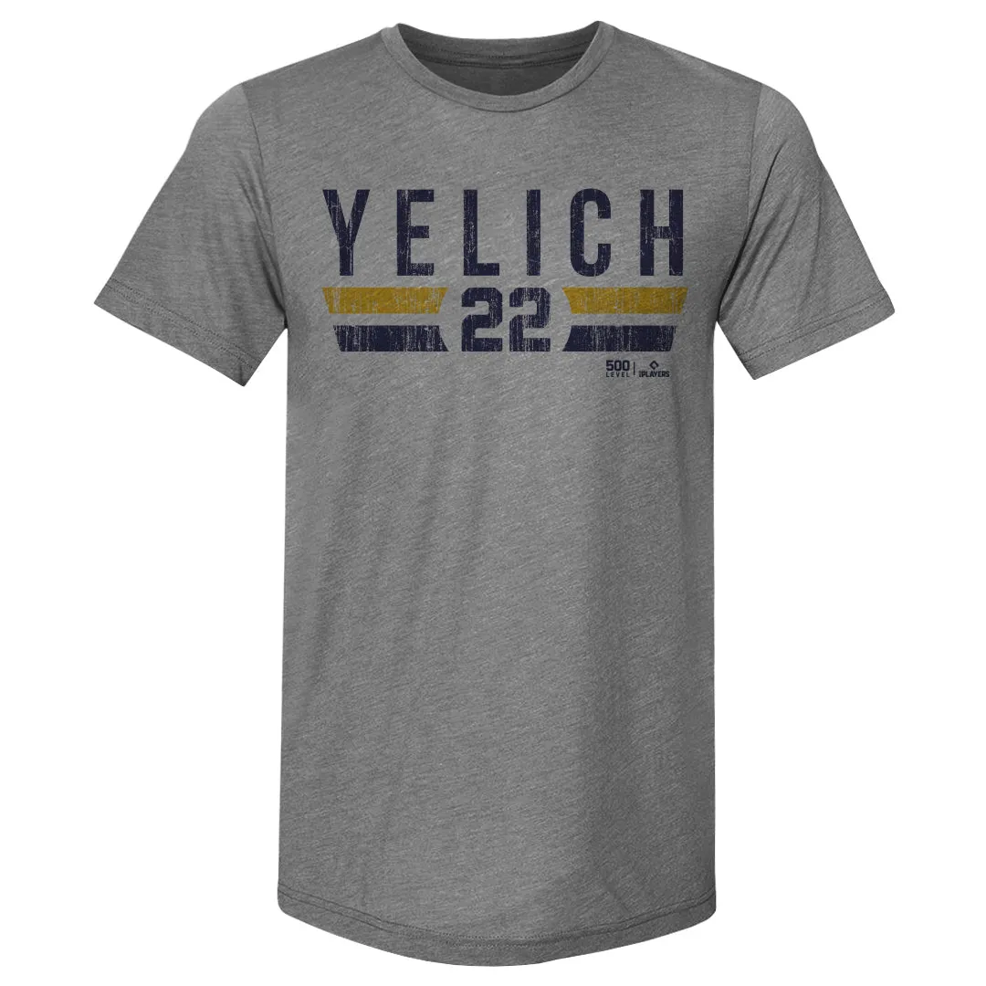 Christian Yelich Milwaukee Font sold by 500 Level