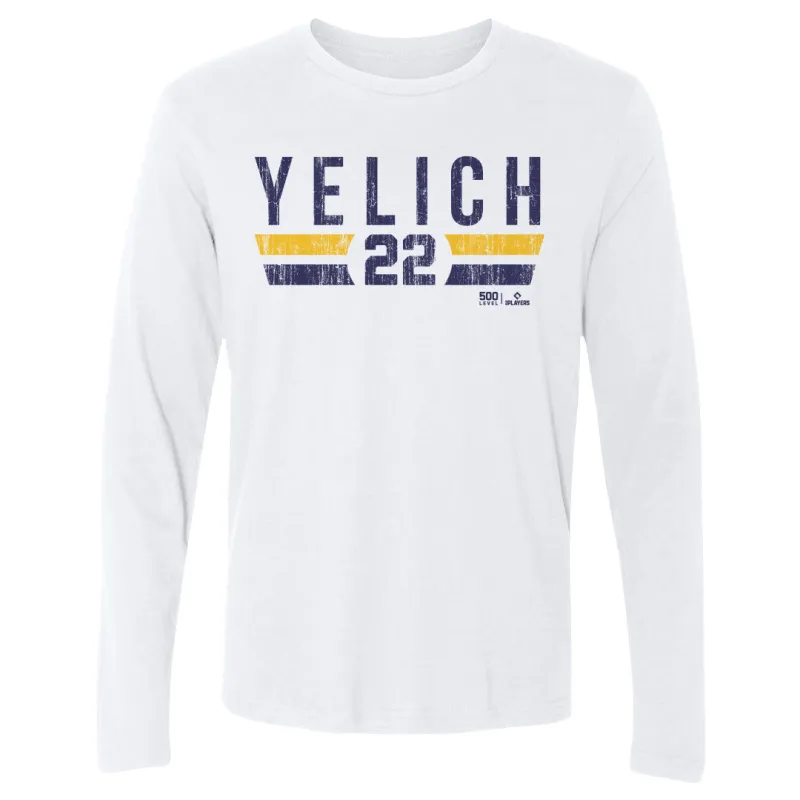 Christian Yelich Milwaukee Font sold by 500 Level