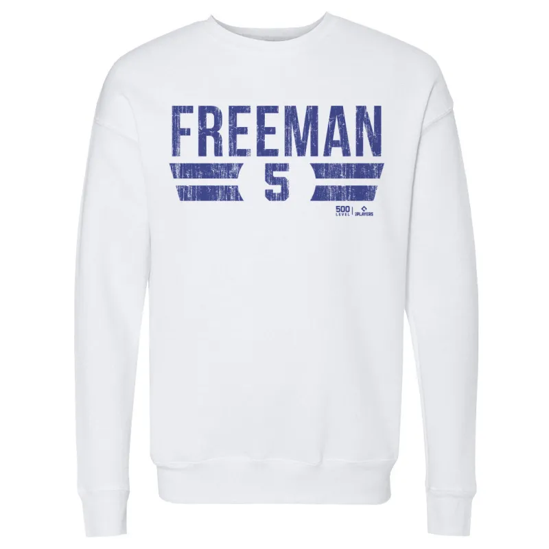 Freddie Freeman Los Angeles D Font sold by 500 Level