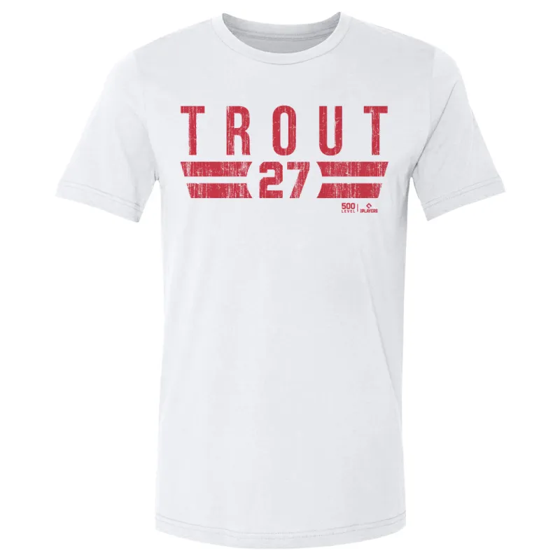 Mike Trout Los Angeles A Font sold by 500 Level