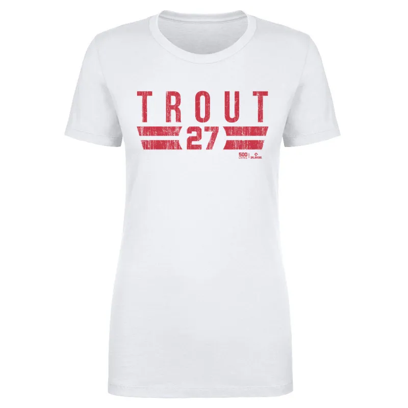 Mike Trout Los Angeles A Font sold by 500 Level