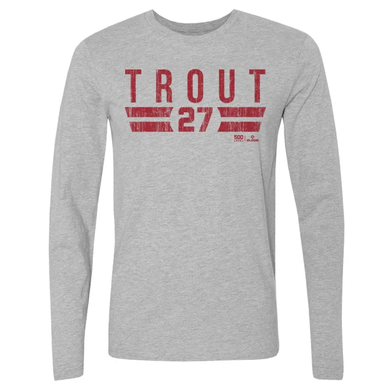Mike Trout Los Angeles A Font sold by 500 Level