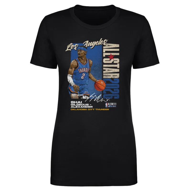 Shai Gilgeous-Alexander Oklahoma City Thunder 2026 NBA All-Star Vertical WHT made by 500 Level