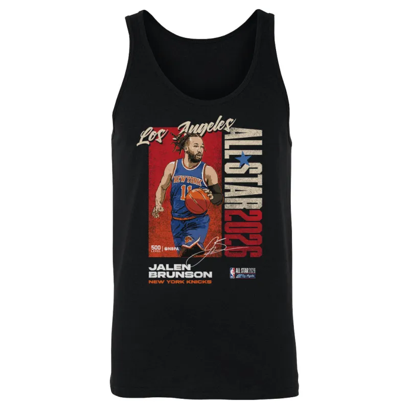 Jalen Brunson New York Knicks 2026 NBA All-Star Vertical WHT made by 500 Level