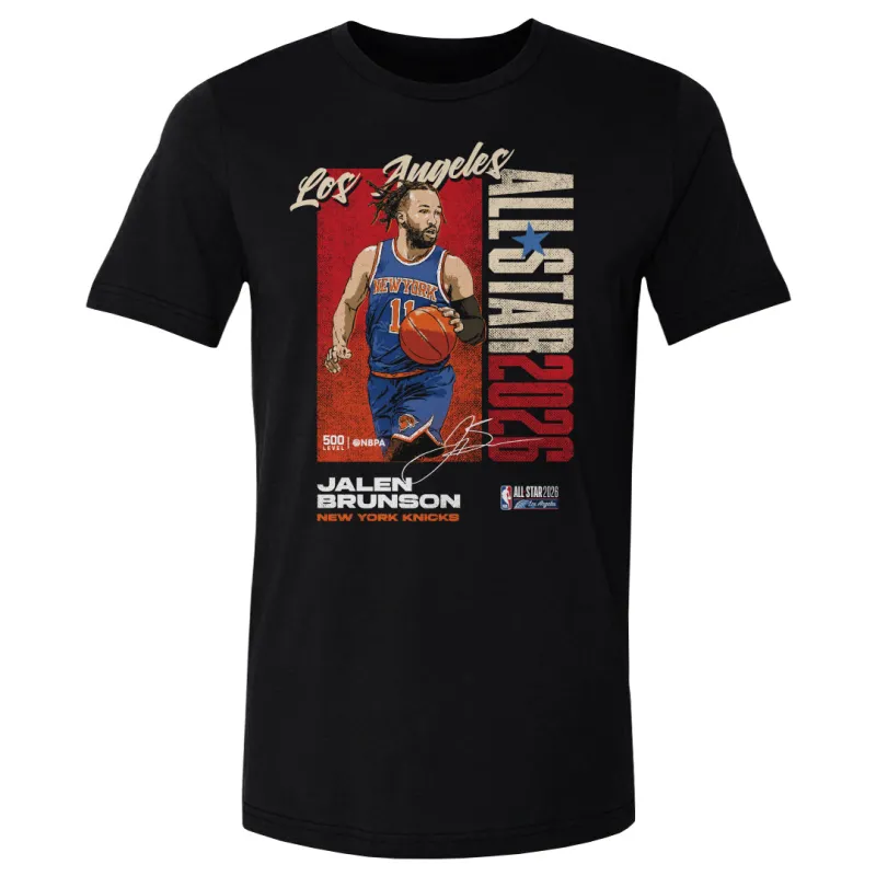 Jalen Brunson New York Knicks 2026 NBA All-Star Vertical WHT made by 500 Level
