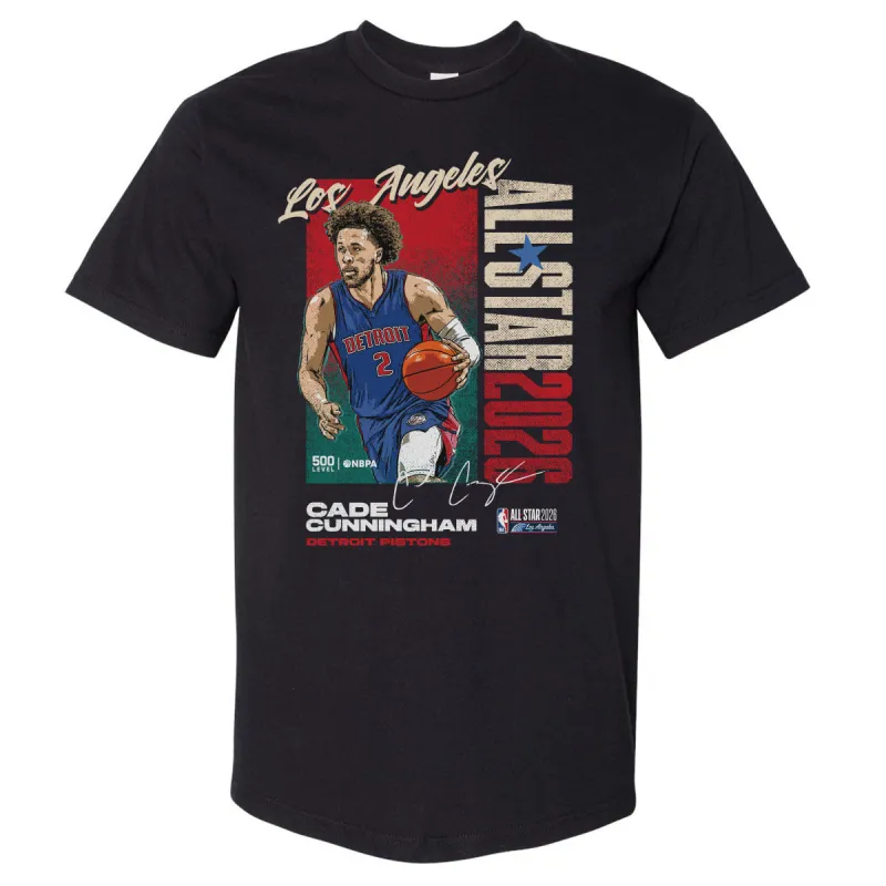 Cade Cunningham Detroit Pistons 2026 NBA All-Star Vertical WHT made by 500 Level