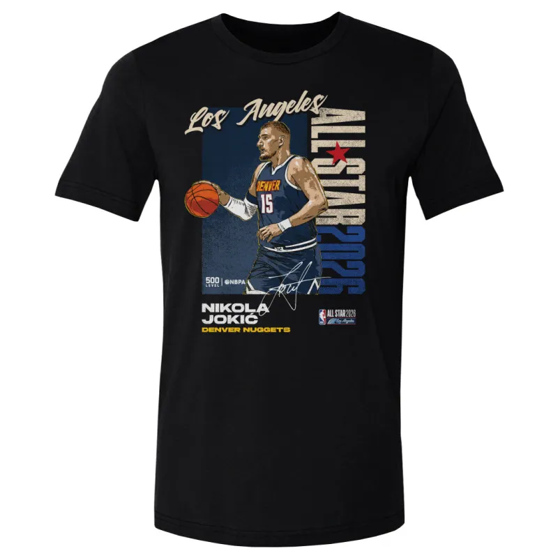 Nikola Jokic Denver Nuggets 2026 NBA All-Star Vertical WHT made by 500 Level