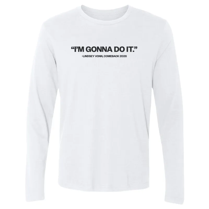 Lindsey Vonn I'm Gonna Do It sold by 500 Level