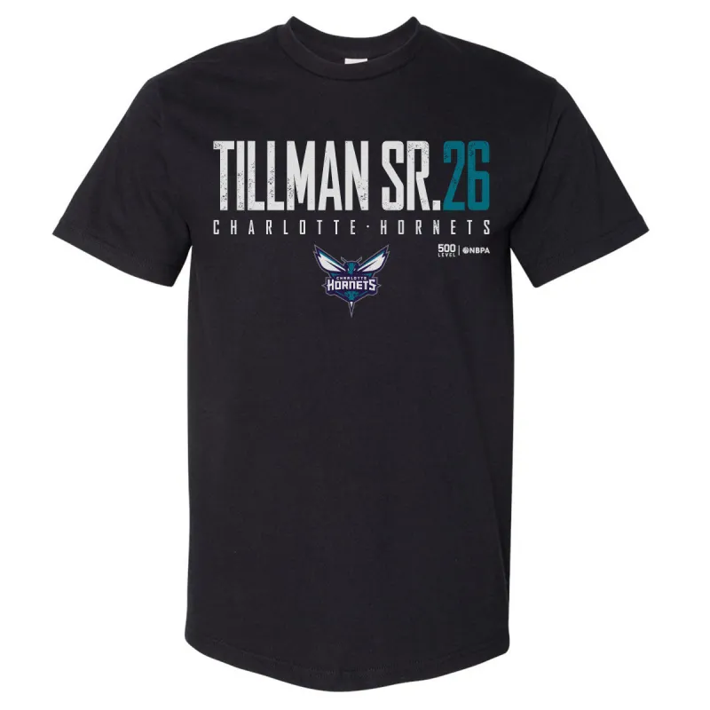 Xavier Tillman Sr. Charlotte Hornets Elite WHT made by 500 Level