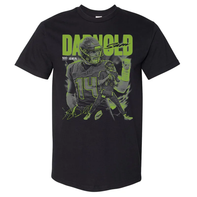 Sam Darnold Seattle Dark Side WHT made by 500 Level