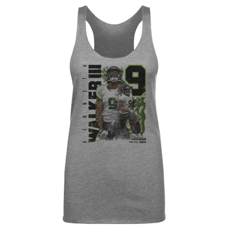 Kenneth Walker III Seattle Neon Aura made by 500 Level