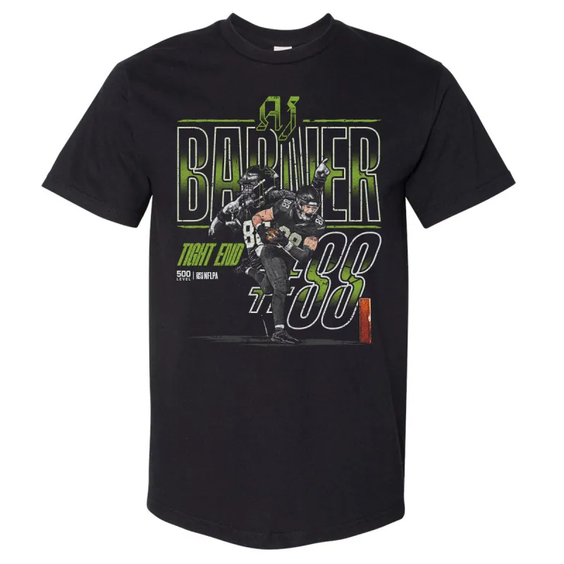 AJ Barner Seattle Name Number WHT sold by 500 Level