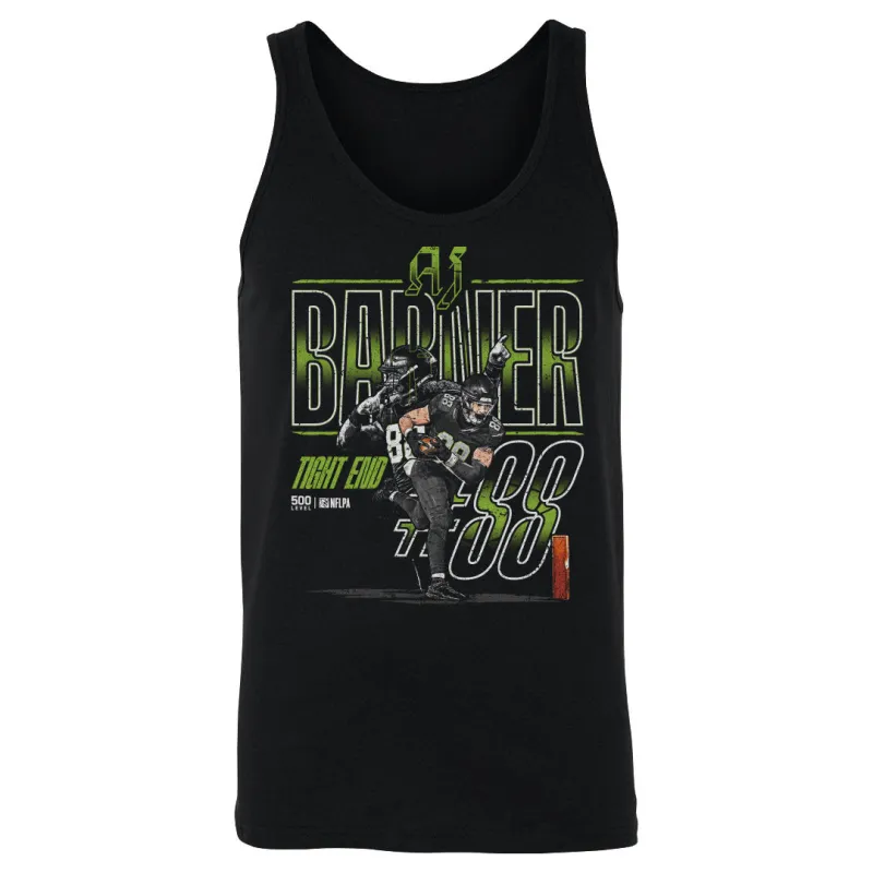 AJ Barner Seattle Name Number WHT made by 500 Level