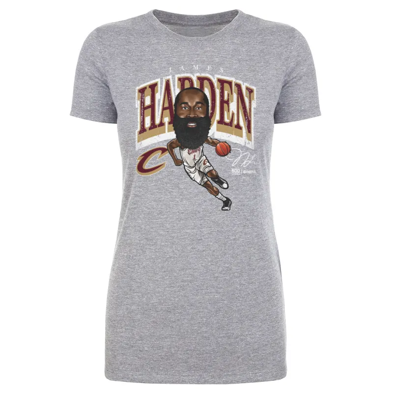 James Harden Cleveland Cavaliers Cartoon WHT made by 500 Level