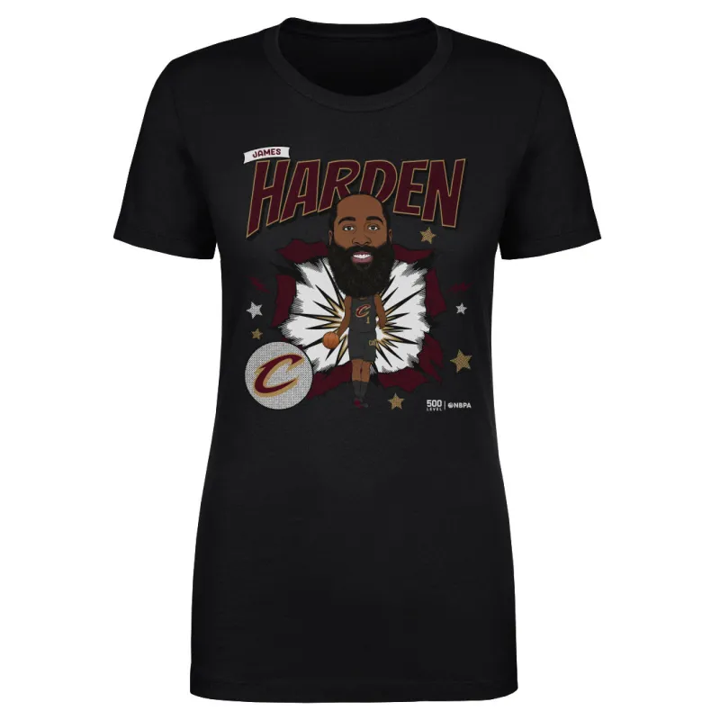 James Harden Cleveland Cavaliers Caricature WHT sold by 500 Level
