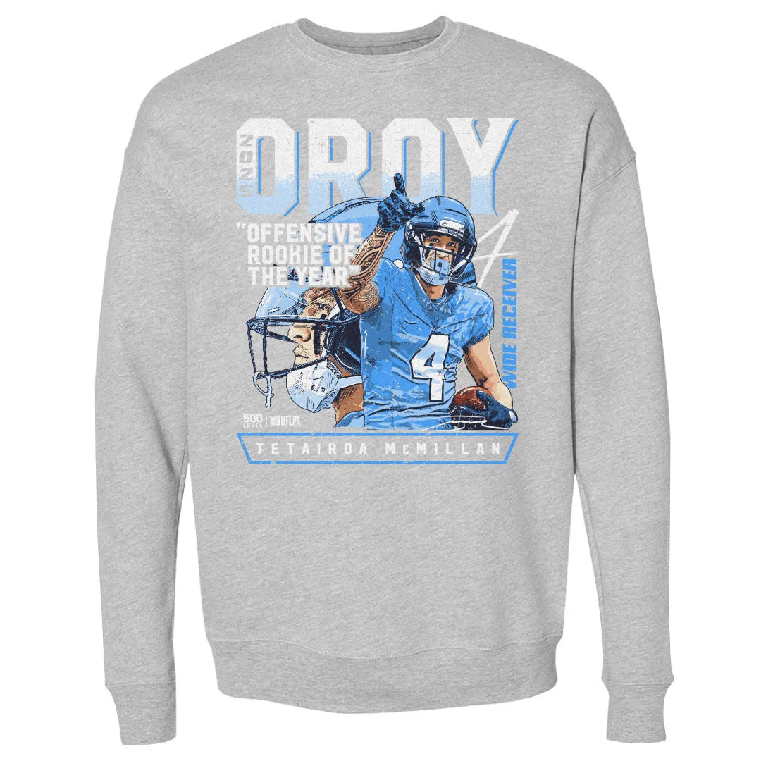 Tetairoa McMillan Carolina 2025 OROY WHT sold by 500 Level