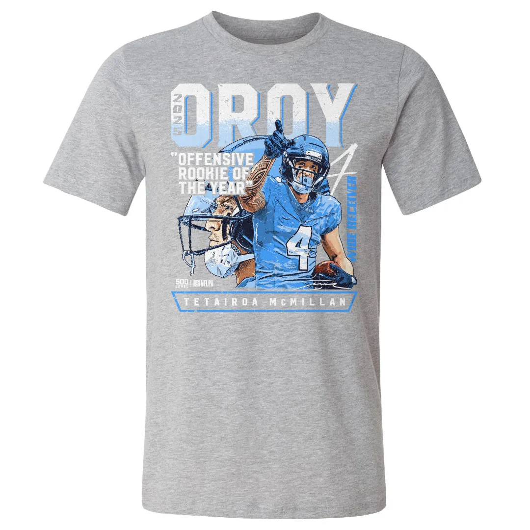 Tetairoa McMillan Carolina 2025 OROY WHT sold by 500 Level