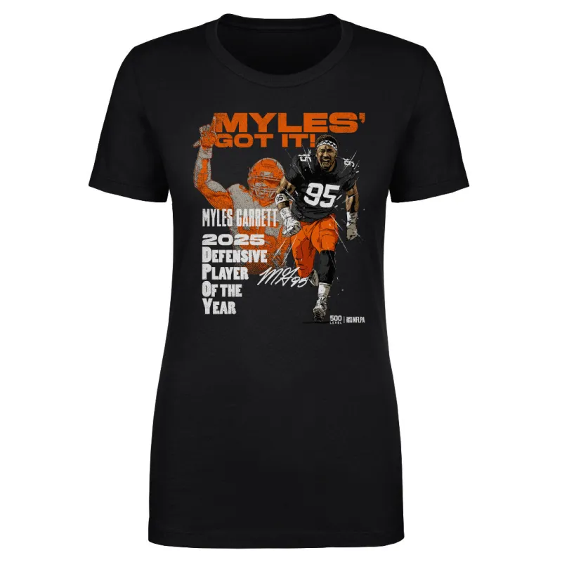 Myles Garrett Cleveland 2025 DPOY WHT sold by 500 Level