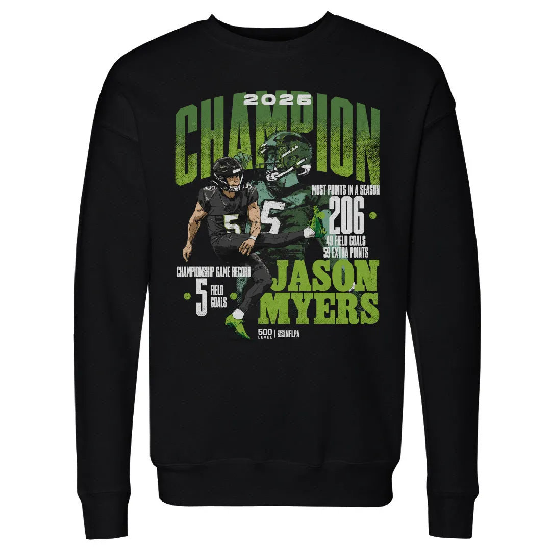 Jason Myers Seattle 2025 Champion WHT sold by 500 Level