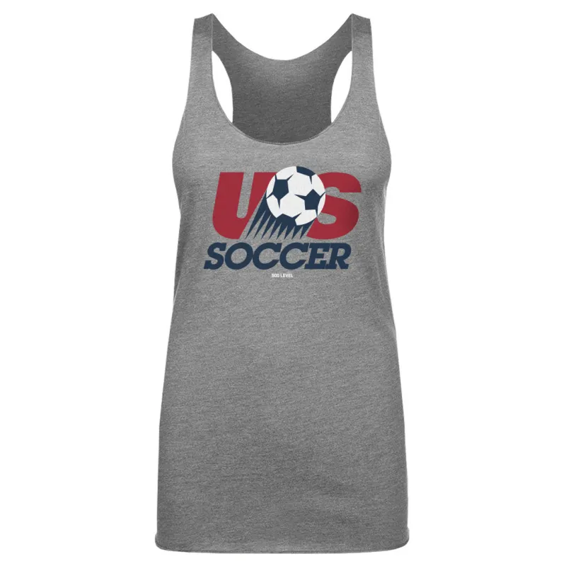U.S. Soccer Retro Logo WHT made by 500 Level