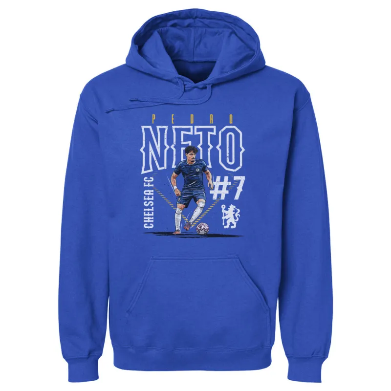 Pedro Neto Chelsea FC Outline Number WHT made by 500 Level