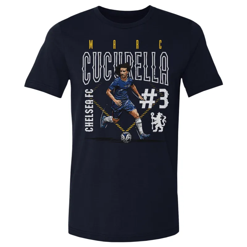 Marc Cucurella Chelsea FC Outline Number WHT sold by 500 Level