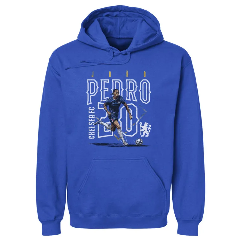 Joao Pedro Chelsea FC Outline Number WHT made by 500 Level