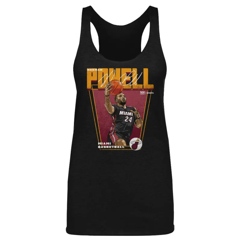 Norman Powell Miami Heat Premiere WHT made by 500 Level