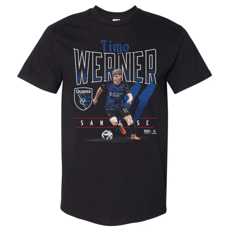 Timo Werner San Jose Earthquakes Feature WHT made by 500 Level